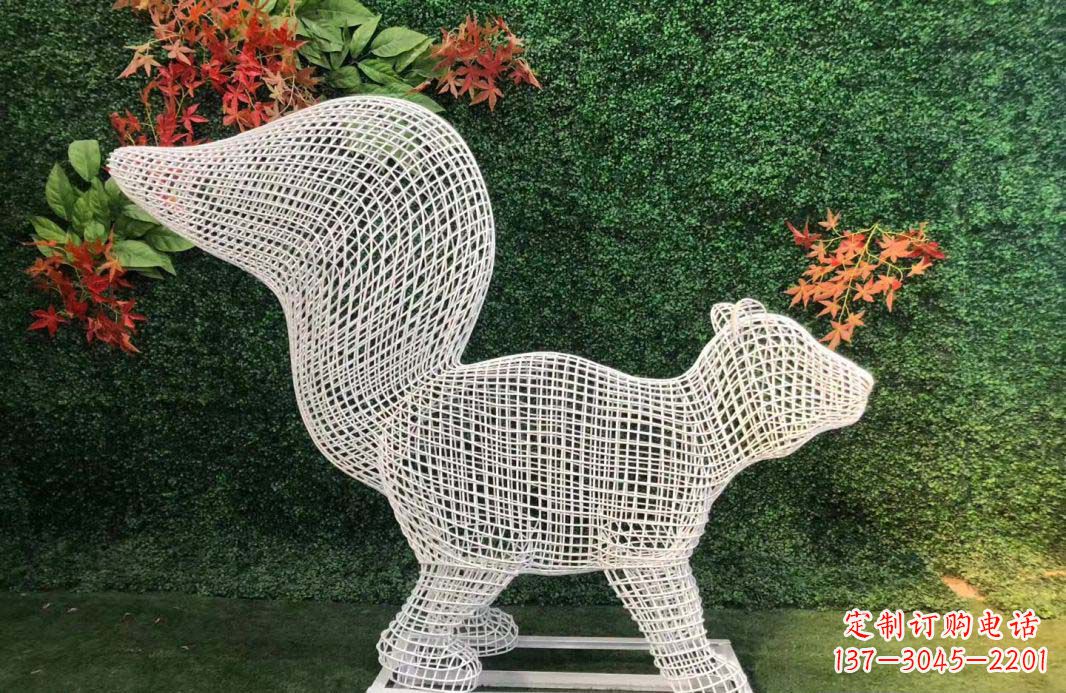 重庆不锈钢松鼠雕塑艺术与精美结合