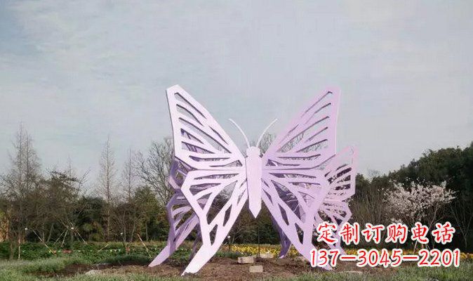 重庆不锈钢蝴蝶雕塑美丽的艺术装点