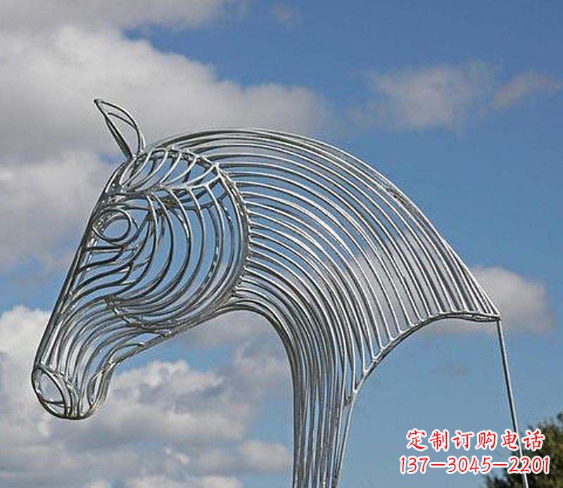 重庆不锈钢马头雕塑抽象雕塑的新突破