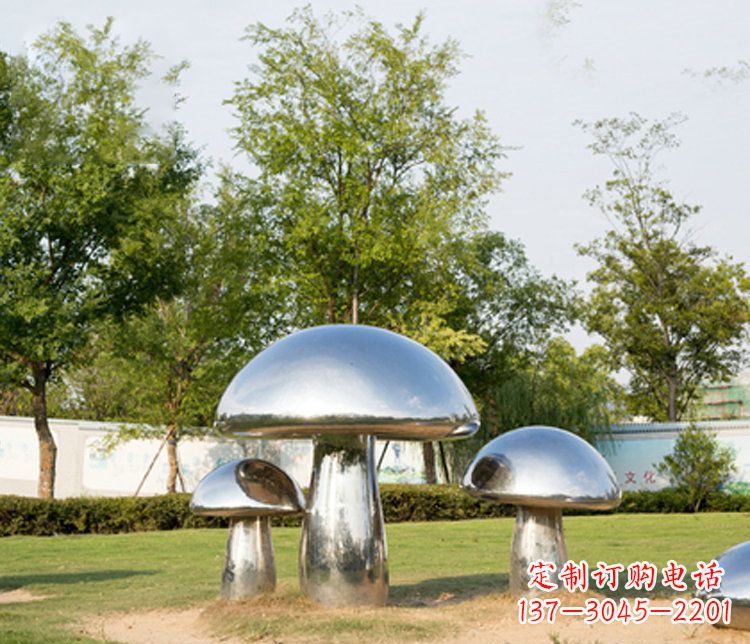 重庆不锈钢蘑菇雕塑精致而美观