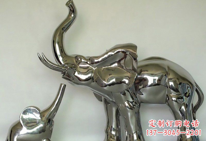 重庆不锈钢大象雕塑