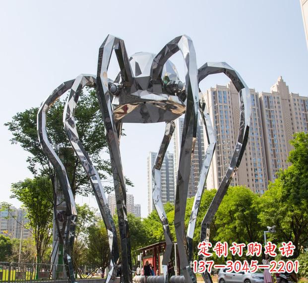 重庆精致的不锈钢螃蟹雕塑