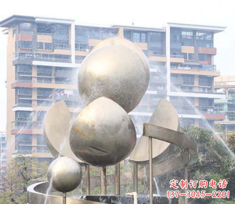 重庆不锈钢喷泉雕塑美丽与自然的完美结合