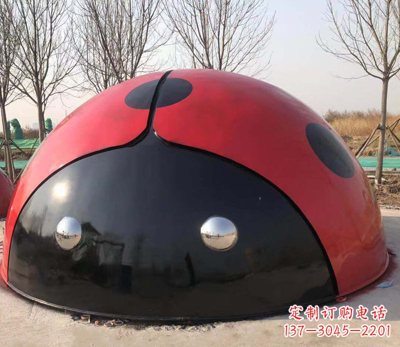 重庆不锈钢瓢虫雕塑精致的艺术之美