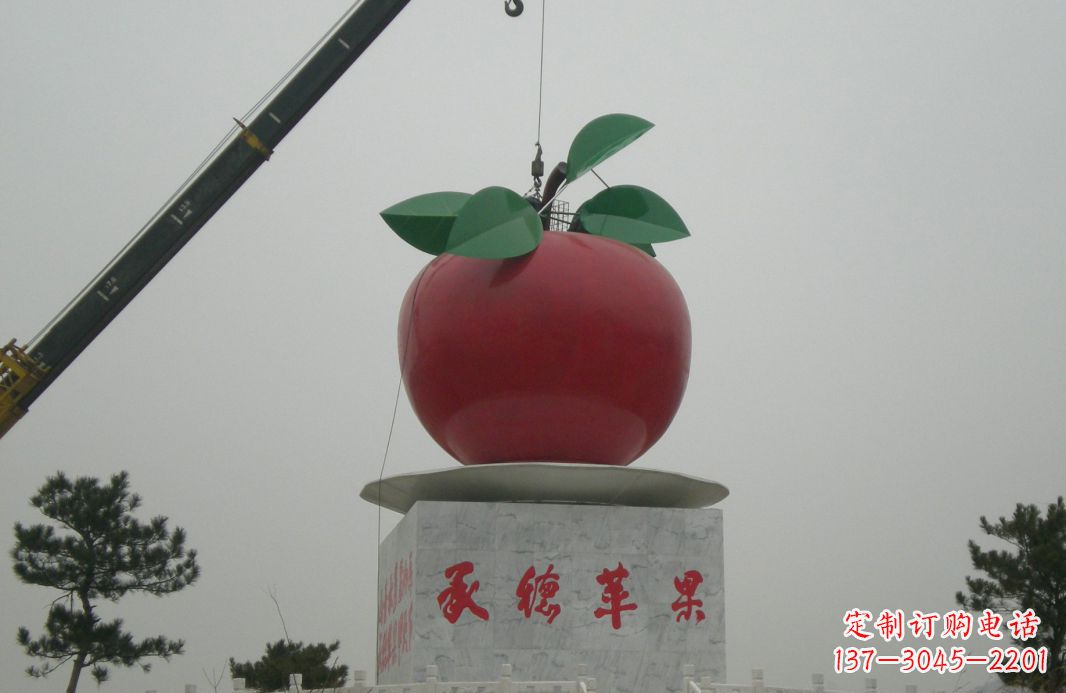 重庆不锈钢苹果雕塑精美绝伦的艺术杰作