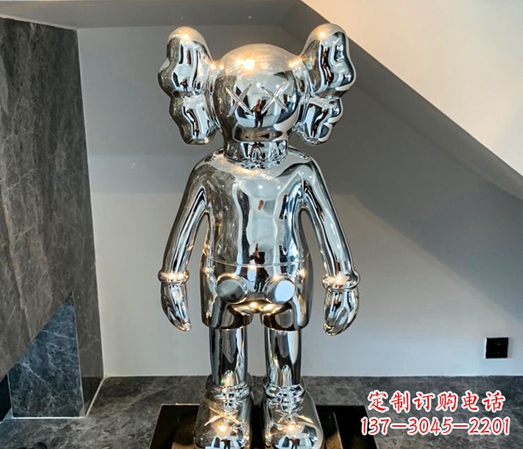 重庆精致的不锈钢机器人雕塑