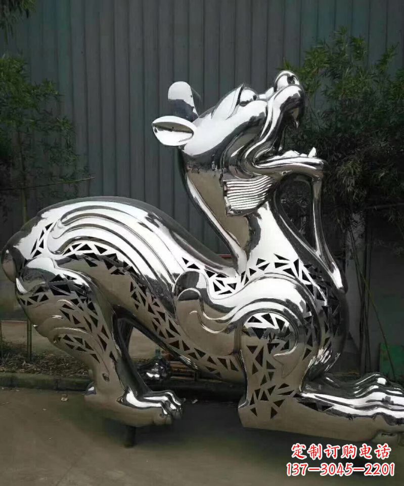 重庆不锈钢麒麟象征着祥和与美好