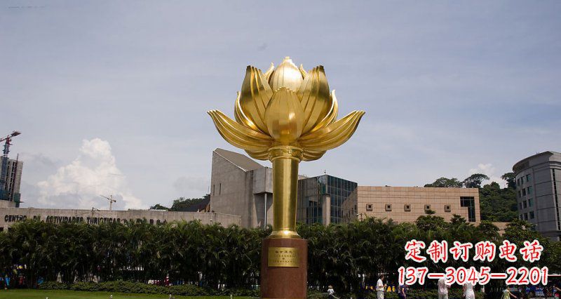 重庆不锈钢莲花雕塑——精美的艺术品
