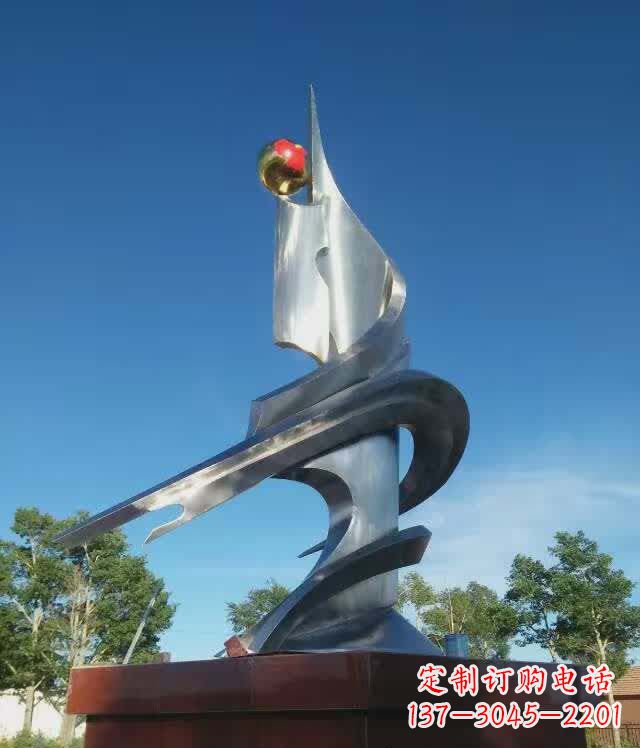 重庆利用不锈钢创作书籍雕塑