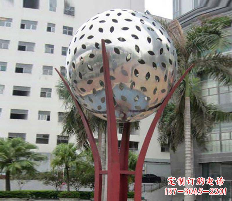 重庆镂空树叶雕塑——给校园景观增添灵动之美