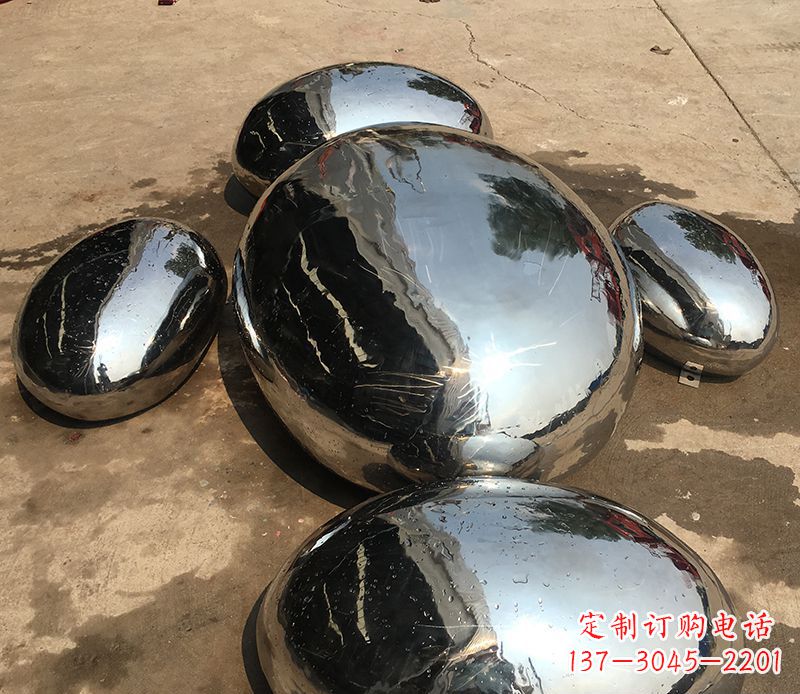 重庆精致灵动的不锈钢水滴雕塑