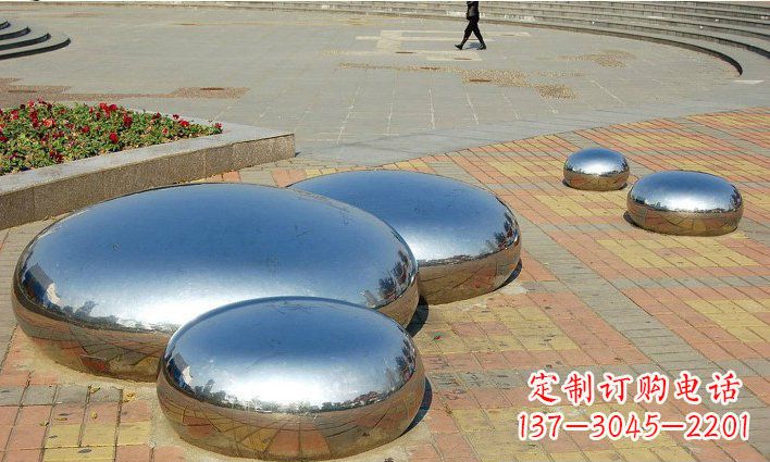 重庆不锈钢水滴雕塑艺术与美的完美结合