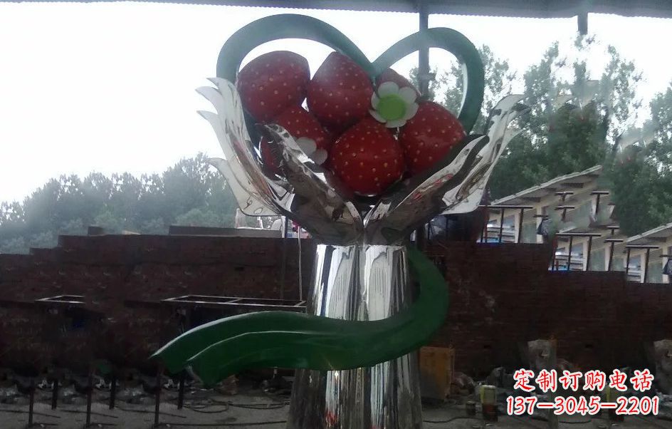 重庆不锈钢水果雕塑精美绝伦