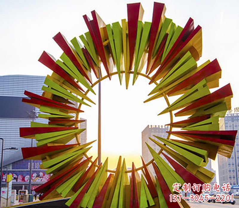重庆绚烂太阳,精美不锈钢太阳花雕塑