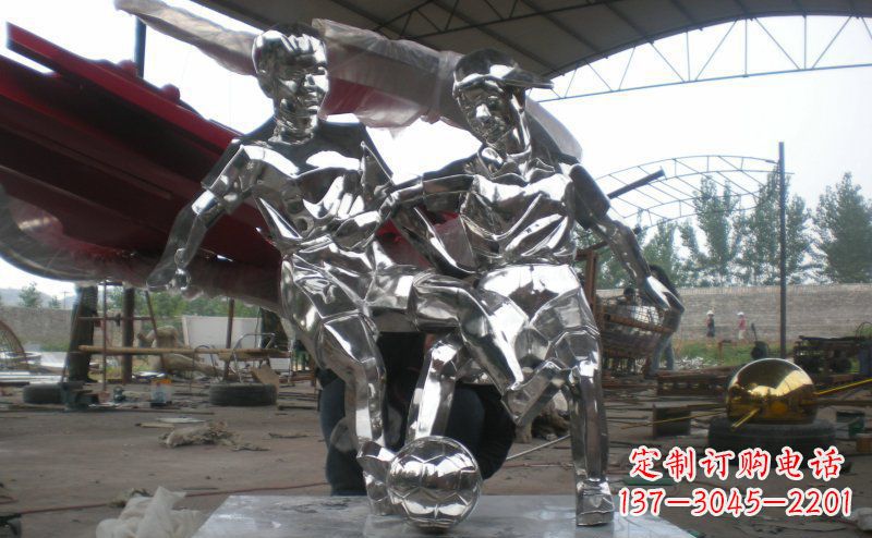 重庆不锈钢足球雕塑
