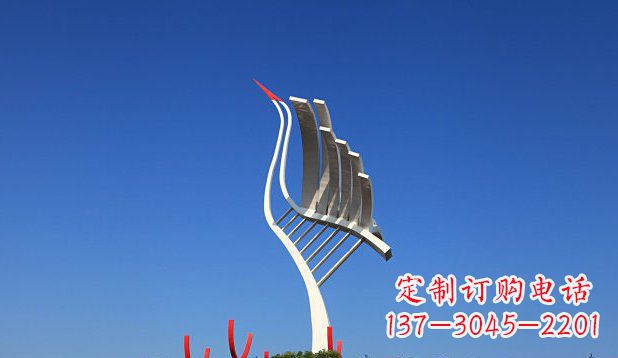 重庆不锈钢天鹅丹顶鹤仙鹤雕塑