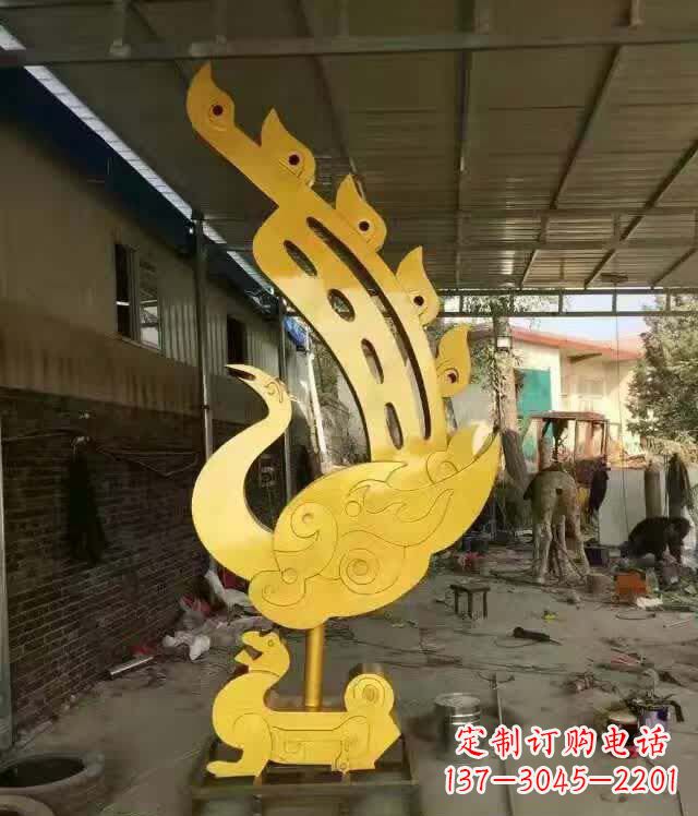 重庆不锈钢铁艺凤凰雕塑