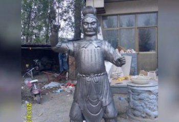 重庆不锈钢四大天王雕塑神圣守护者