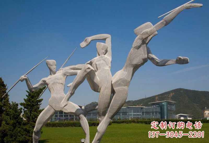 重庆不锈钢标枪雕塑象征勇气和力量