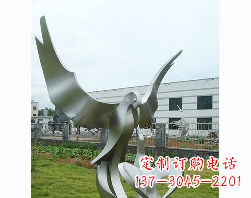 重庆面世的不锈钢动物雕塑