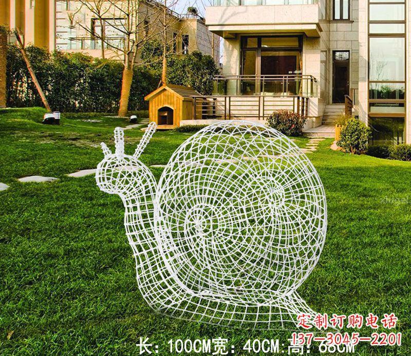 重庆不锈钢蜗牛雕塑进化的象征