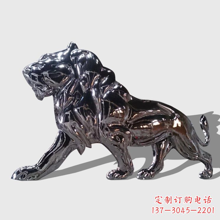 重庆不锈钢西洋狮子雕塑