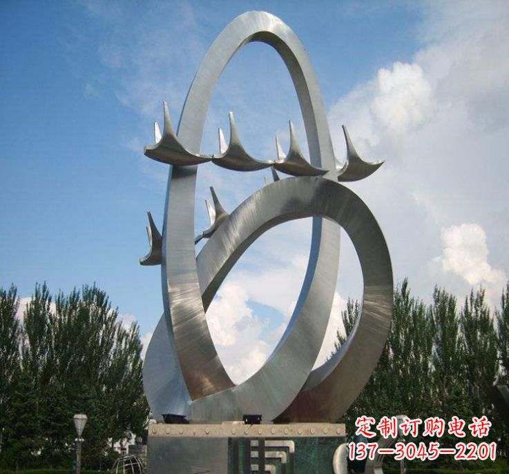 重庆大雁飞翔——不锈钢现代大雁雕塑