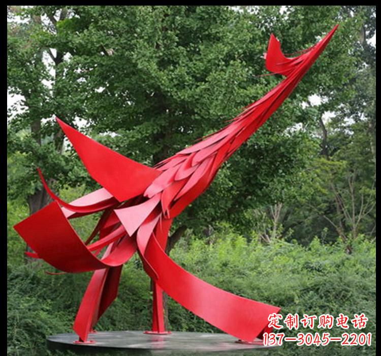 重庆不锈钢凤凰雕塑——美丽而神秘的象征