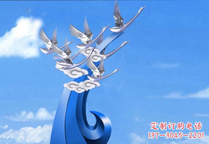 重庆不锈钢仙鹤美化环境
