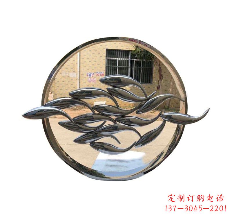 重庆不锈钢圆环雕塑精美完美的艺术之作