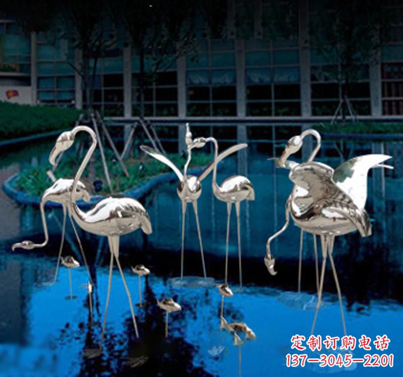 重庆不锈钢仙鹤雕塑汇聚自然之美