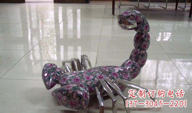 重庆不锈钢蝎子雕塑精美的装饰品