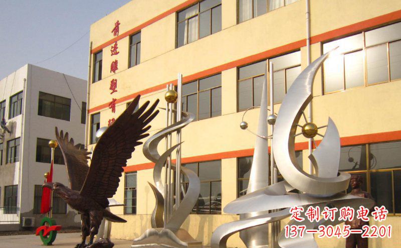 重庆不锈钢雄鹰雕塑