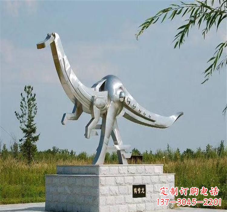 重庆不锈钢鸭嘴龙雕塑传承独特艺术魅力