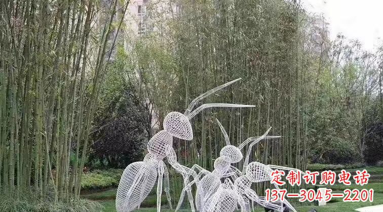 重庆不锈钢艺术蚂蚁雕塑