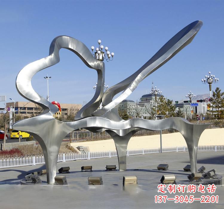 重庆不锈钢艺术钢琴雕塑展现精致之美