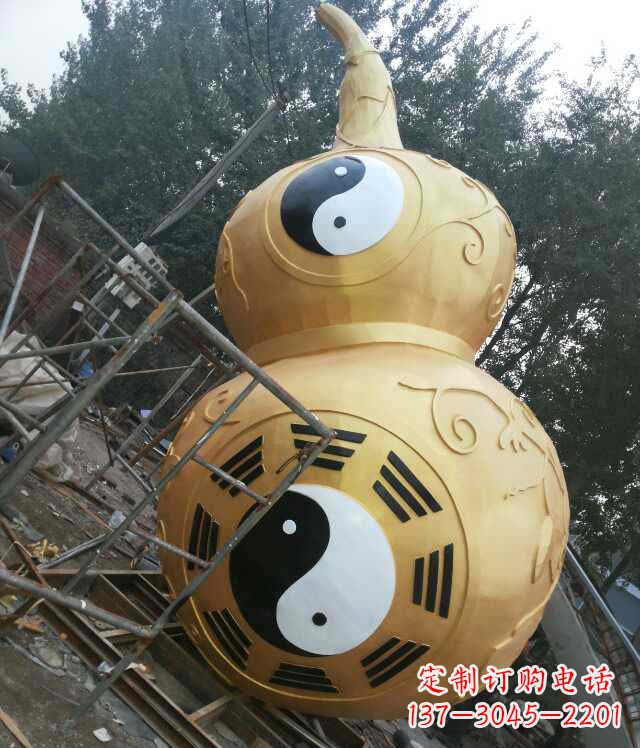 重庆精美不锈钢葫芦雕塑
