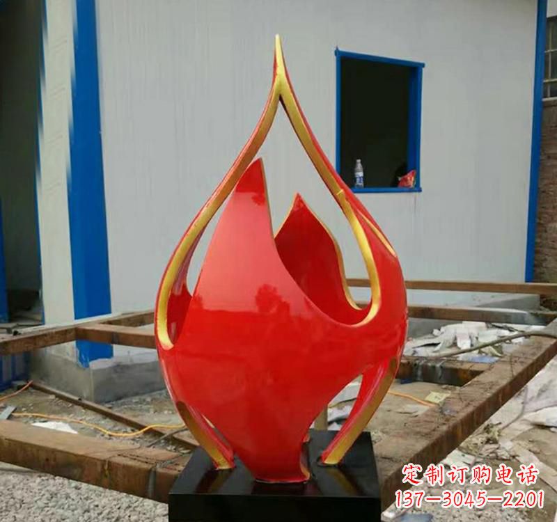 重庆不锈钢艺术景观火龙果雕塑