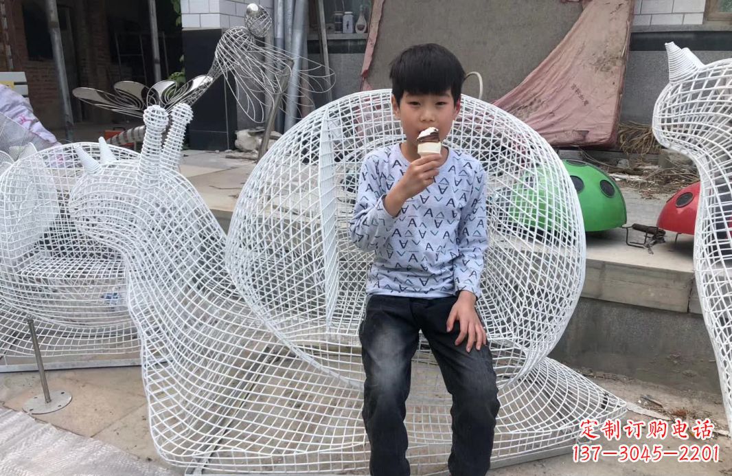 重庆精美不锈钢蜗牛雕塑
