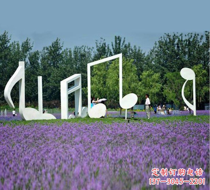 重庆不锈钢音符雕塑音乐与艺术的完美结合