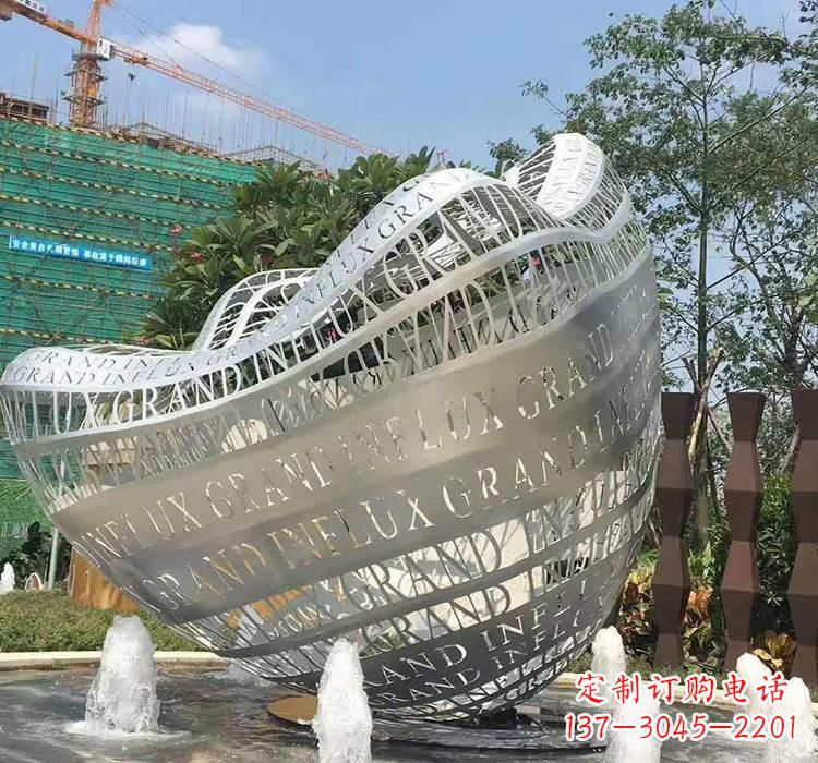 重庆不锈钢元宝雕塑精致华贵的象征