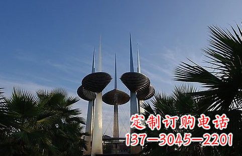 重庆不锈钢避雷针雕塑精致静谧的安全保护