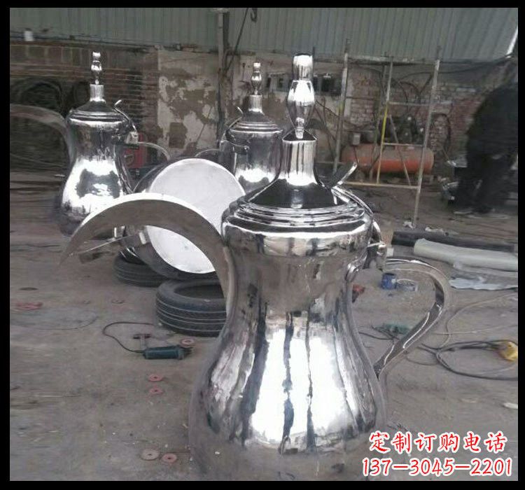 重庆不锈钢酒壶雕塑传承古典艺术