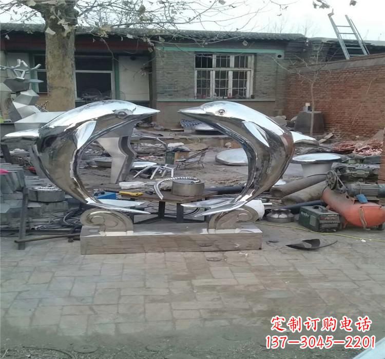 重庆不锈钢海豚雕塑——精美之选