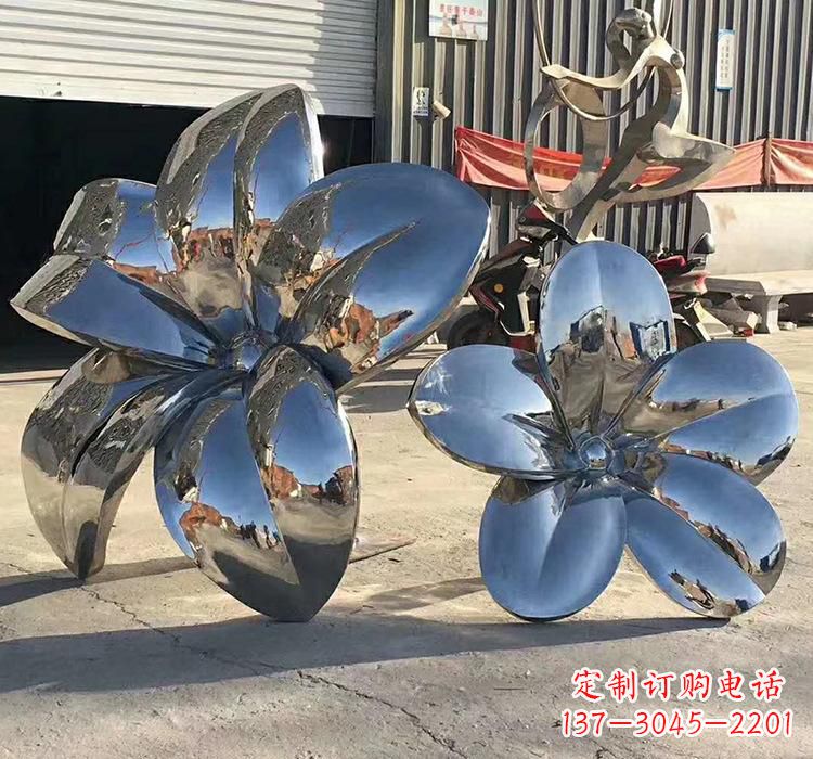 重庆不锈钢荷花雕塑美丽又耐用