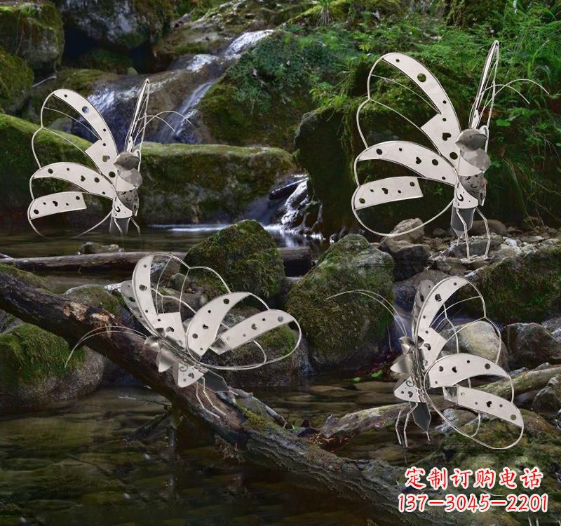 重庆不锈钢园林艺术镂空蝴蝶雕塑——绽放自然之美