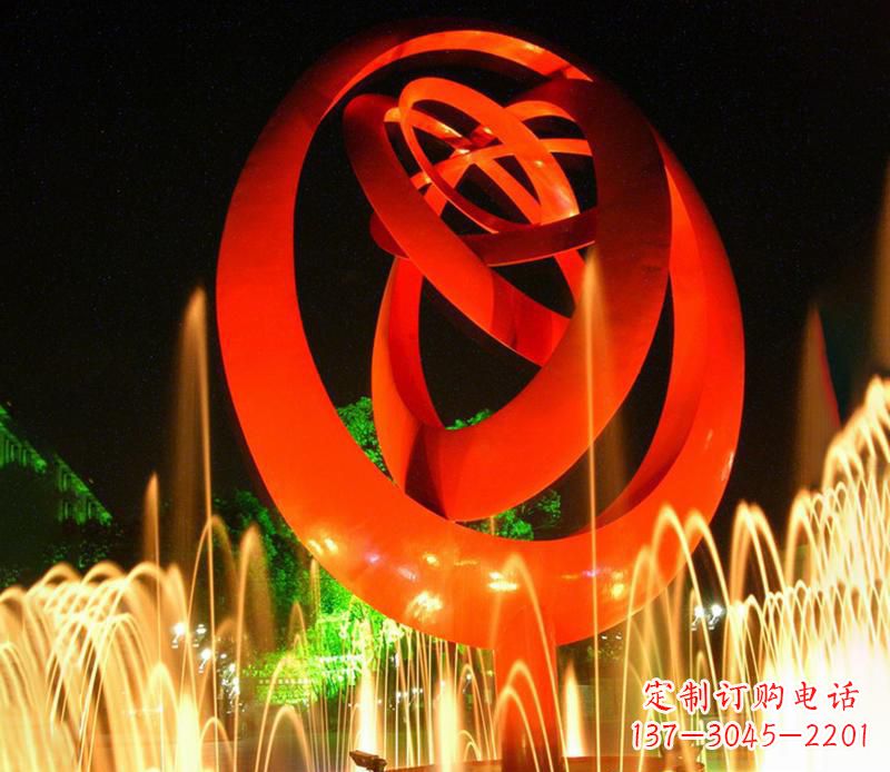 重庆圆环雕塑抽象的艺术之美