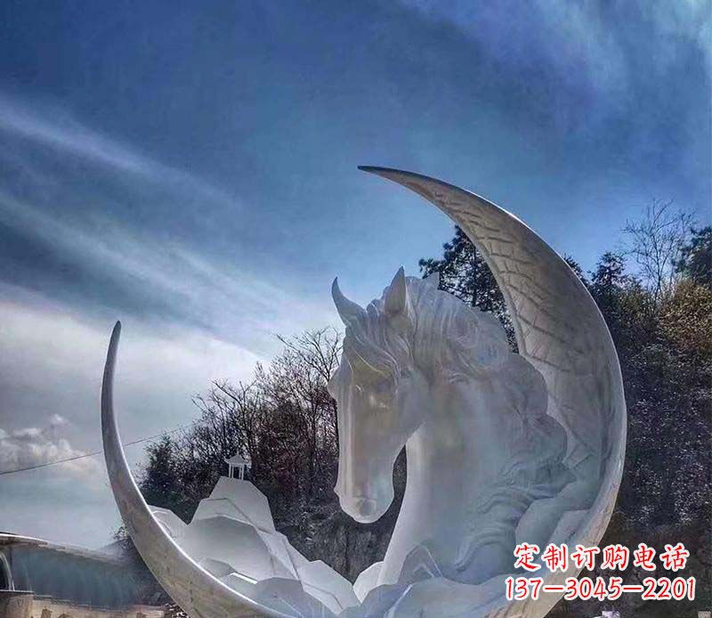 重庆不锈钢月亮雕塑一种独特的艺术品