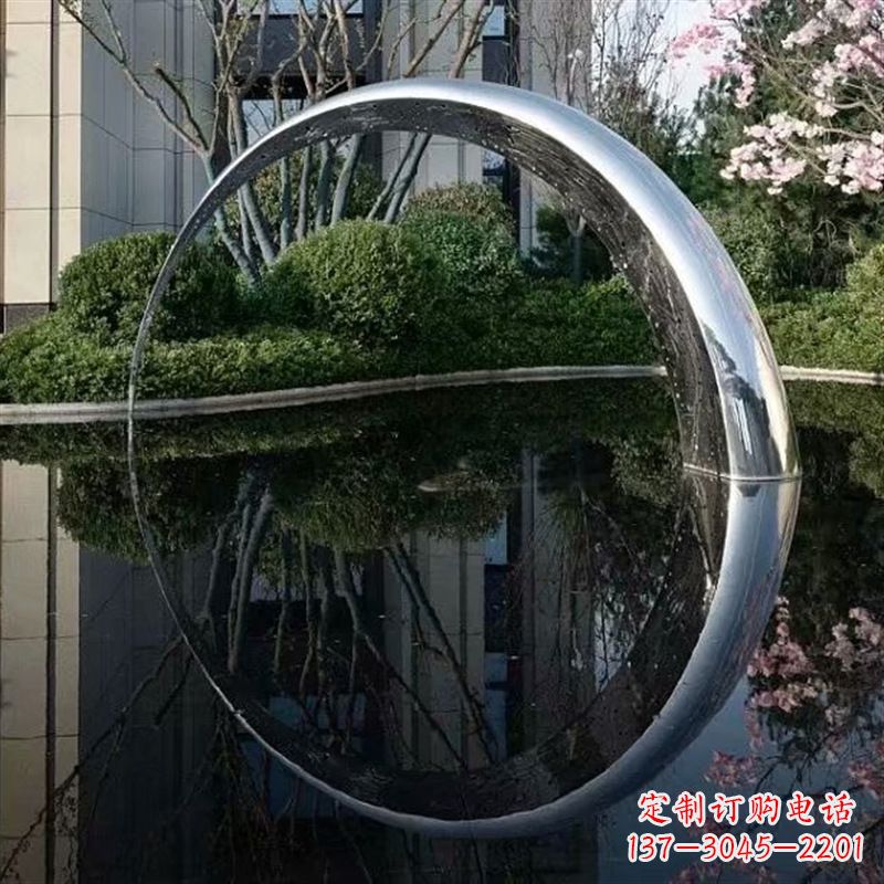重庆不锈钢月亮雕塑璀璨照亮夜空