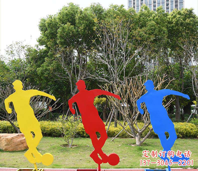 重庆不锈钢足球雕塑激发运动激情